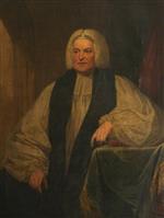 Joshua Reynolds  - Bilder Gemälde - Portrait of the Most Reverend Thomas Secker