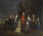Joshua Reynolds  - Bilder Gemälde - Richard Eliot and Family