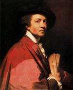 Joshua Reynolds  - Bilder Gemälde - Self Portrait