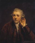 Joshua Reynolds  - Bilder Gemälde - Self-Portrait as a Deaf Man