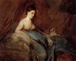 Joshua Reynolds  - Bilder Gemälde - The Actress Kitty Fisher