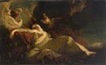 Joshua Reynolds  - Bilder Gemälde - The Death of Dido