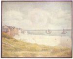 Georges Seurat  - Bilder Gemälde - Le Crotoy, stromabwärts