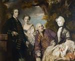 Joshua Reynolds  - Bilder Gemälde - The Roffey Family