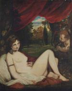 Joshua Reynolds  - Bilder Gemälde - Venus and Cupid