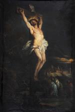 Hyacinthe Francois Rigaud  - paintings - Christ on the Cross