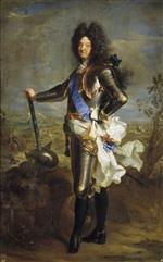 Hyacinthe Francois Rigaud - Bilder Gemälde - Louis XIV