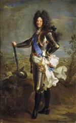 Hyacinthe Francois Rigaud  - paintings - Louis XIV