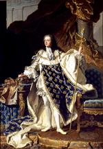 Hyacinthe Francois Rigaud  - paintings - Louis XV, King of France