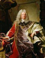 Hyacinthe Francois Rigaud  - paintings - Portait of Count Sinzendorf