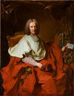 Hyacinthe Francois Rigaud  - paintings - Portrait of Cardinal Guillaume Dubois