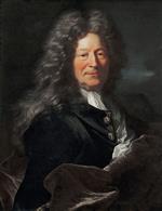 Hyacinthe Francois Rigaud  - paintings - Portrait of François Girardon