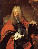 Hyacinthe Francois Rigaud  - paintings - Portrait of Guillaume de Lamoignon de Blancmesnil