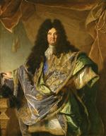 Hyacinthe Francois Rigaud  - Bilder Gemälde - Portrait of Philippe de Courcillon 