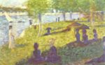 Georges Seurat  - Bilder Gemälde - Petite esquisse