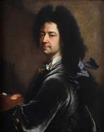 Hyacinthe Francois Rigaud  - Bilder Gemälde - Self Portrait