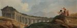 Hubert Robert  - paintings - A Colonnade in Ruins
