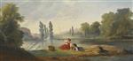 Hubert Robert  - paintings - A Fishing Party