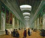 Hubert Robert  - paintings - Development of the Grande Gallery of the Louvre