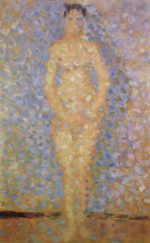 Georges Seurat  - paintings - Stehendes Modell