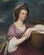 George Romney - Bilder Gemälde - Lady Elizabeth Scot Lindsay