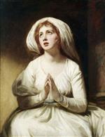 George Romney - Bilder Gemälde - Lady Hamilton at Prayer
