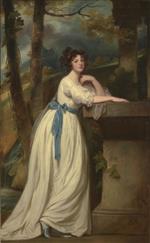 George Romney  - Bilder Gemälde - Portrait of Mrs Andrew Reid