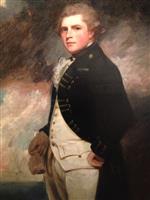George Romney  - Bilder Gemälde - Portrait of Sir John Orde