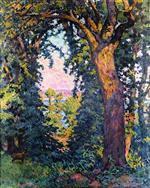 Theo van Rysselberghe - Bilder Gemälde - A Ravine at St. Bread (Jersey)