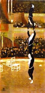 Theo van Rysselberghe - Bilder Gemälde - Acrobats