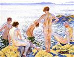 Theo van Rysselberghe - Bilder Gemälde - Bathers