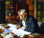 Theo van Rysselberghe  - Bilder Gemälde - Emile Verhaeren Writing