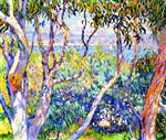 Theo van Rysselberghe  - Bilder Gemälde - Eucalyptus, at Saint-Tropez