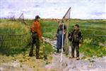 Theo van Rysselberghe  - Bilder Gemälde - In West Flanders