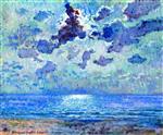 Theo van Rysselberghe  - Bilder Gemälde - Jersey, Moonlight