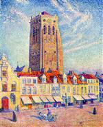 Theo van Rysselberghe  - Bilder Gemälde - La Tour de Furnes