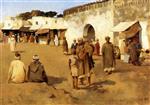 Theo van Rysselberghe  - Bilder Gemälde - Moroccan Market