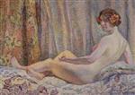 Theo van Rysselberghe  - Bilder Gemälde - Odalisque (Gischia)