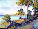 Theo van Rysselberghe  - Bilder Gemälde - Pointe-Saint-Pierre, Saint-Tropez