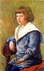 Theo van Rysselberghe  - Bilder Gemälde - Portrait of a Child
