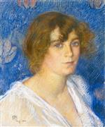 Theo van Rysselberghe  - Bilder Gemälde - Portrait of a Woman