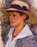 Theo van Rysselberghe  - Bilder Gemälde - Portrait of a Woman