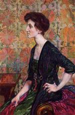 Theo van Rysselberghe  - Bilder Gemälde - Portrait of Else Lampe-Von Quita