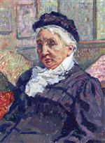 Theo van Rysselberghe  - Bilder Gemälde - Portrait of Madame Monnon