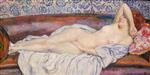 Theo van Rysselberghe  - Bilder Gemälde - Reclining Nude