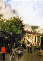 Theo van Rysselberghe  - Bilder Gemälde - Street in England