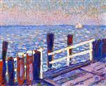 Theo van Rysselberghe  - Bilder Gemälde - The Jetty