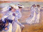 Theo van Rysselberghe  - Bilder Gemälde - The Promenade