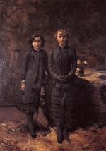 Theo van Rysselberghe  - Bilder Gemälde - The Schlobach Sisters