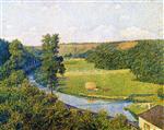 Theo van Rysselberghe  - Bilder Gemälde - The Valley of the Sambre